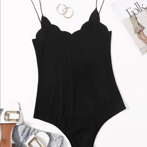 Scalloped Body Suit
